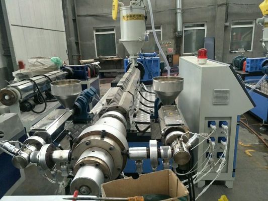 Ce-PE HDPE Water die van de de Lijnpp Pijp van de Pijpuitdrijving Machine van de de Schroefextruder de Enige leveren